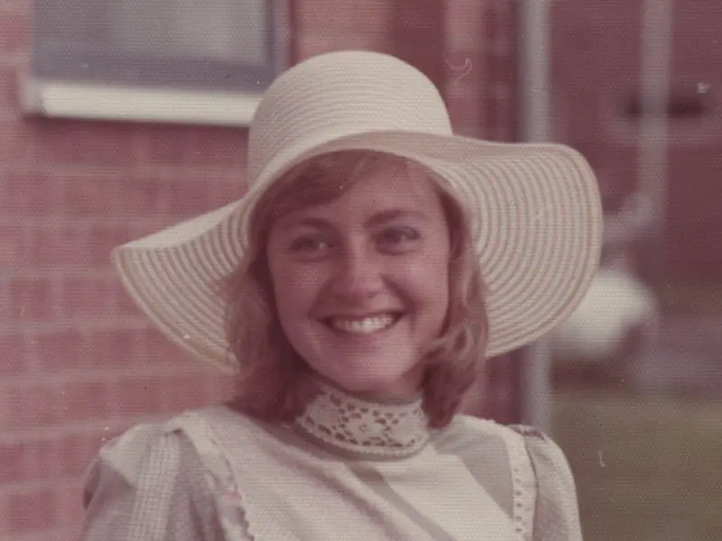 Before — faded 1970s photograph