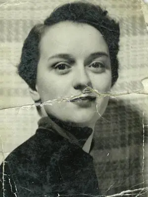 Original damaged photograph