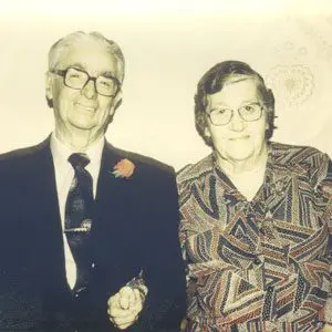 Before — faded colour photo