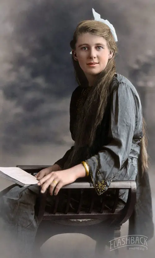 After — portrait colourisation example 5