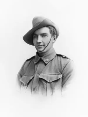 After — ANZAC portrait restoration